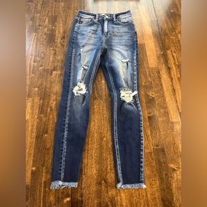 Ripped Skinny Kancan jeans